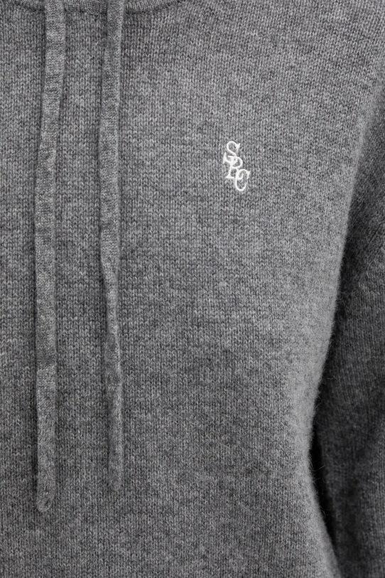 Μάλλινο πουλόβερ Sporty & Rich SRC Cashmere γκρί WS01367302GY22