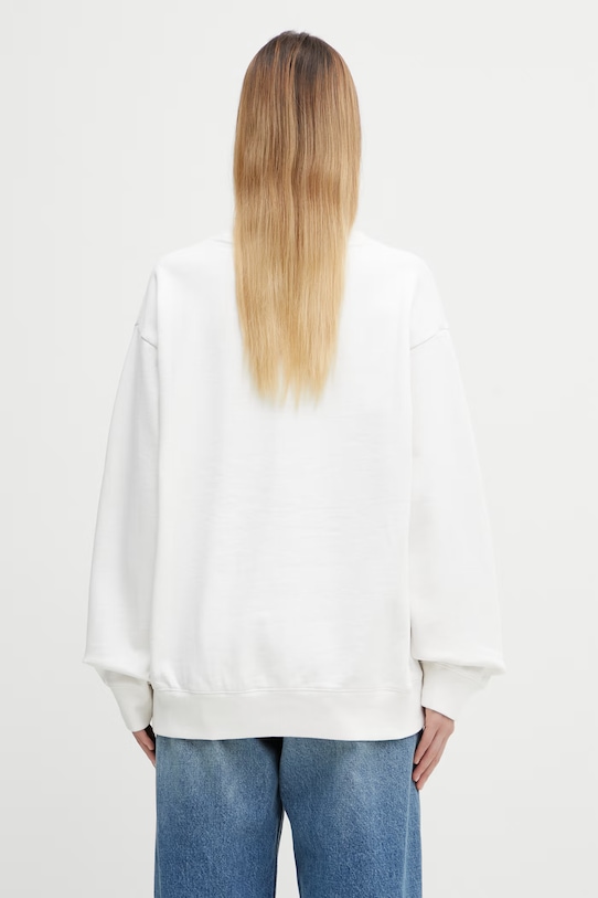 Odzież Sporty & Rich bluza bawełniana Nautical Embroidered ST07163177WH01 beżowy