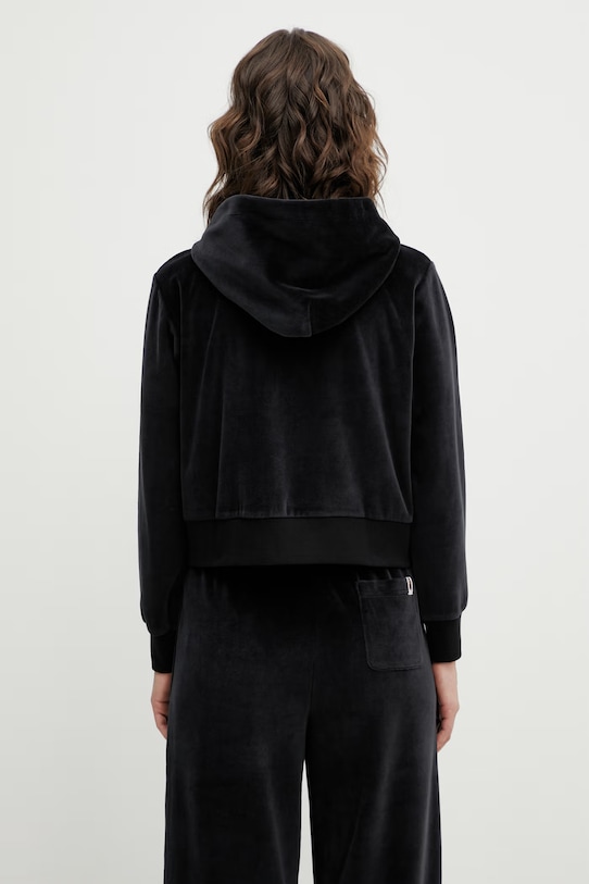 Odzież A Bathing Ape bluza welurowa Crystal Stone Ape Head 001ZPL802005L czarny