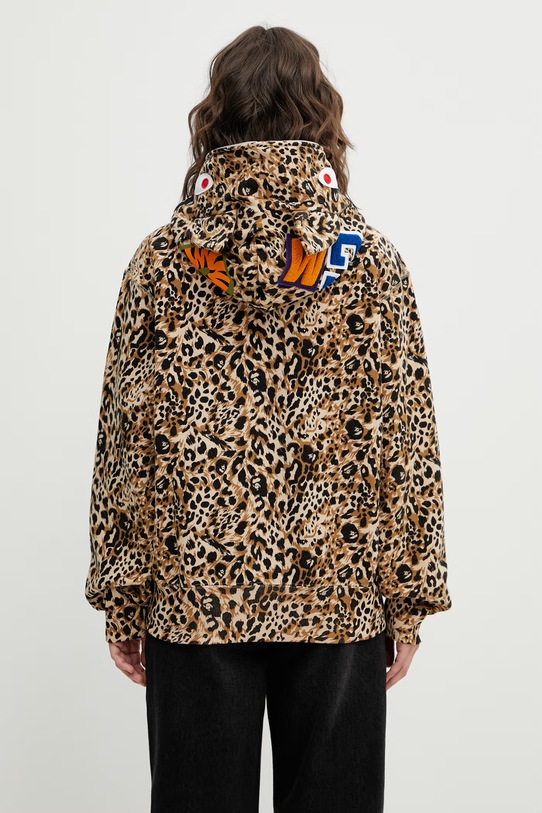 Odzież A Bathing Ape bluza bawełniana Milo Shark 002ZPL802001L beżowy