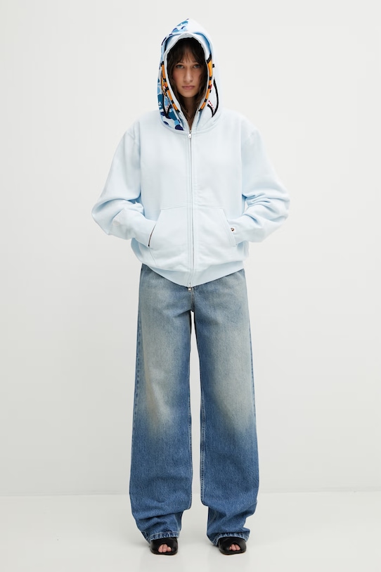 A Bathing Ape bluza bawełniana Milo Shark 002ZPL802013L