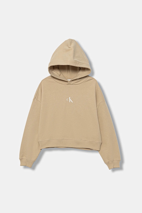 Calvin Klein Jeans bluza z kapturem beżowy IG0IG02755.9BYA