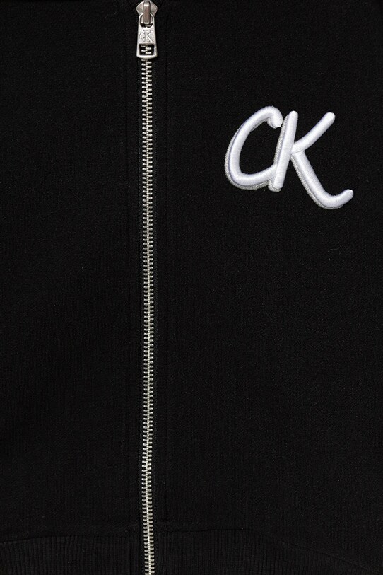 Dziewczynka Calvin Klein Jeans bluza IG0IG02969.9BYA czarny