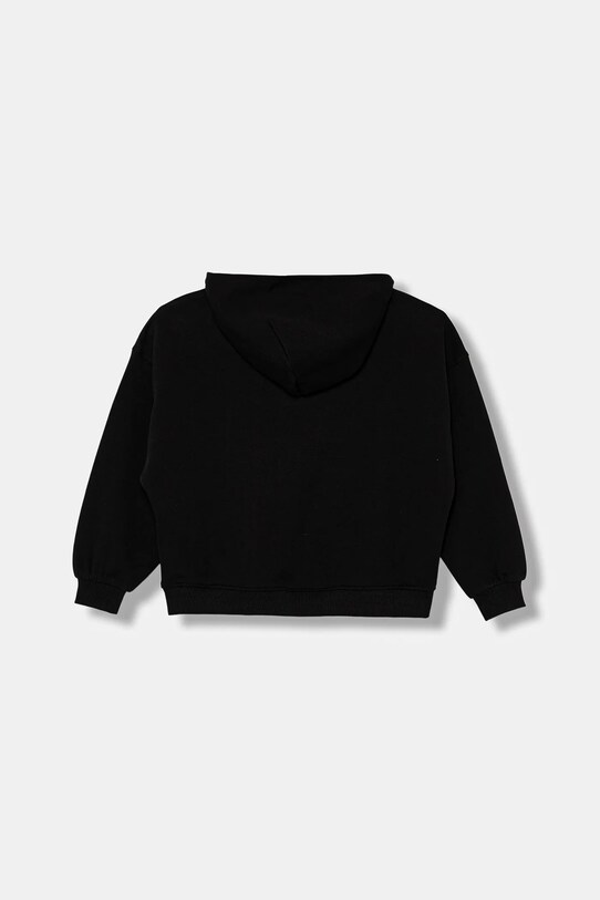 Dziewczynka Calvin Klein Jeans bluza bawełniana dziecięca IG0IG02989.9BYA czarny