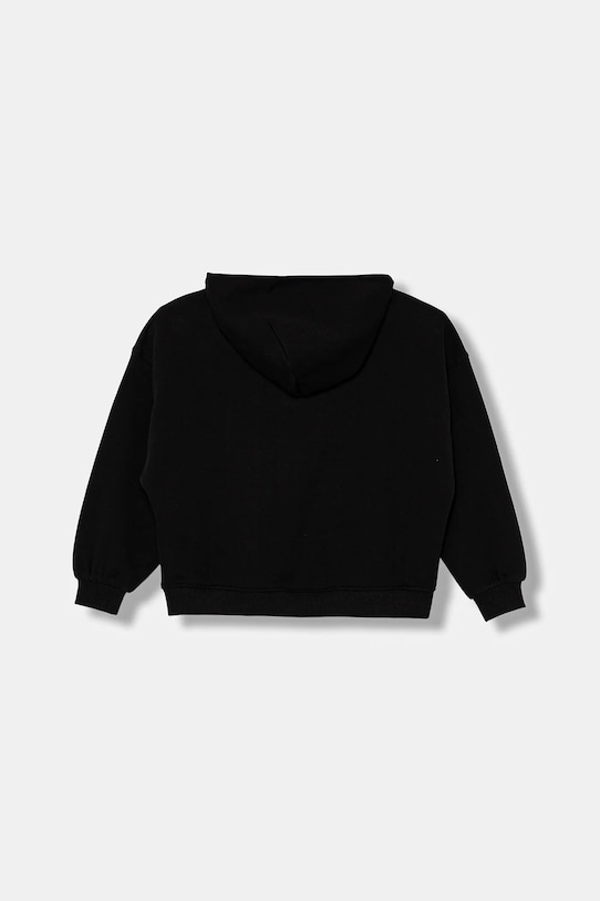 Deklice Otroški bombažen pulover Calvin Klein Jeans IG0IG02989.9BYA črna