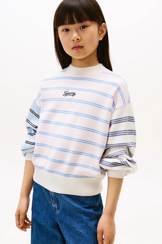 Παιδική μπλούζα Tommy Hilfiger χωρίς κουκούλα μπλε KG0KG08678.9BYA