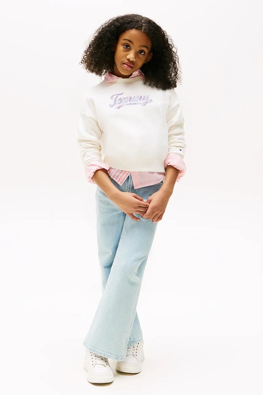 Дівчинка Кофта Tommy Hilfiger KG0KG08686.9BYA бежевий