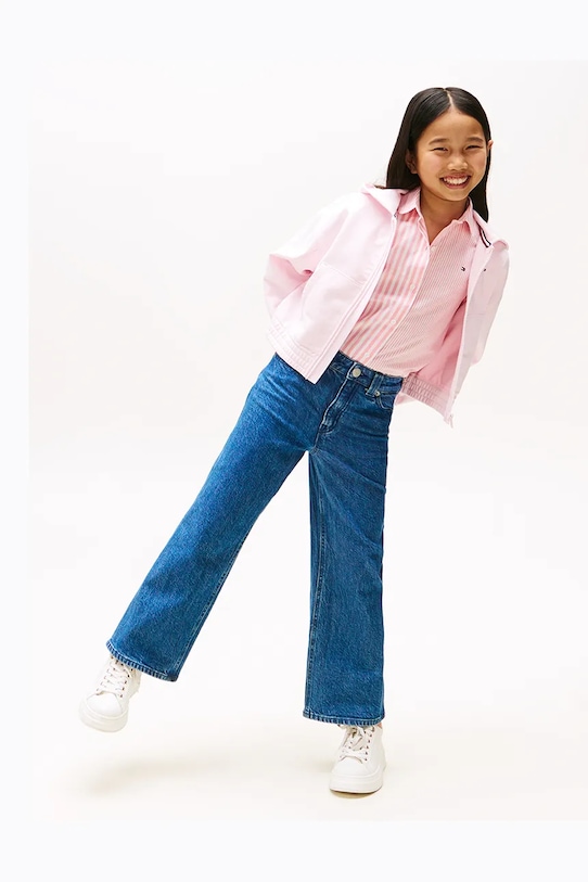 Дівчинка Дитяча кофта Tommy Hilfiger KG0KG08688.128.176.9BYA рожевий