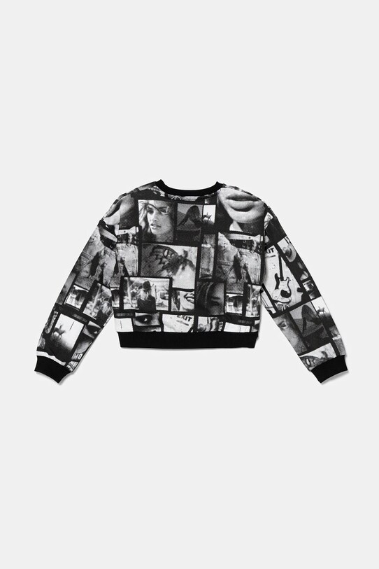 Guess gyerek melegítőfelső pamutból J5YQ03.KA6R4.9BYA fekete AW25