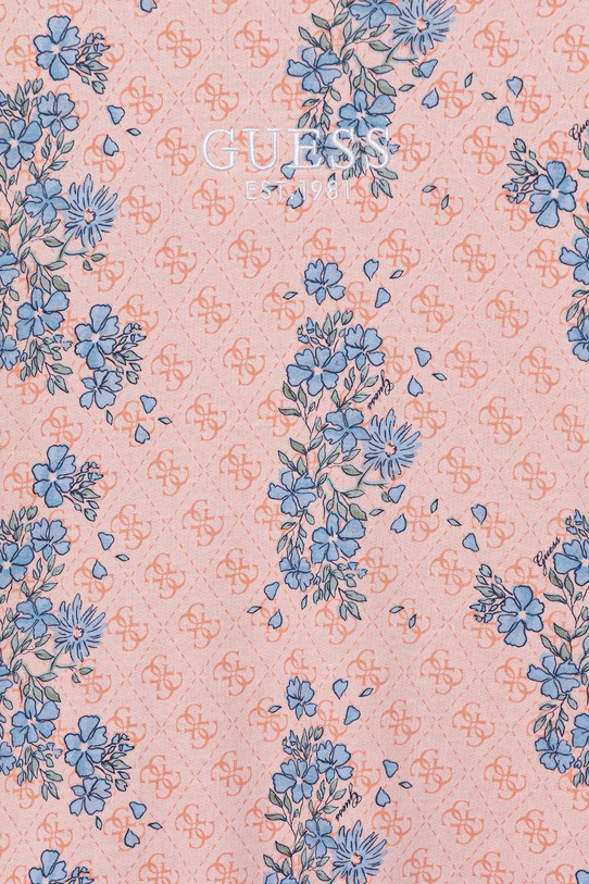 Dievča Detská bavlnená mikina Guess J5YQ05.KA6R4.9BYA oranžová