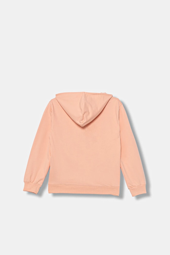 Guess hanorac de bumbac pentru copii J5YQ06.KA6R4.9BYA portocaliu AW25