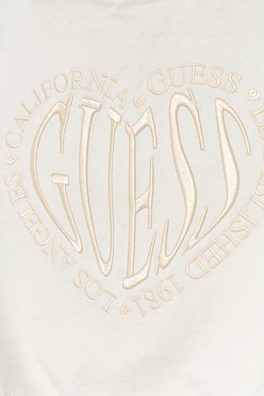 Dziewczynka Guess bluza bawełniana dziecięca J5YQ07.KAD74.9BYA beżowy