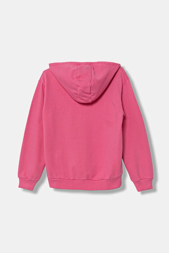 Guess bluza bawełniana dziecięca J5YQ21.KAV34.9BYA różowy AW25