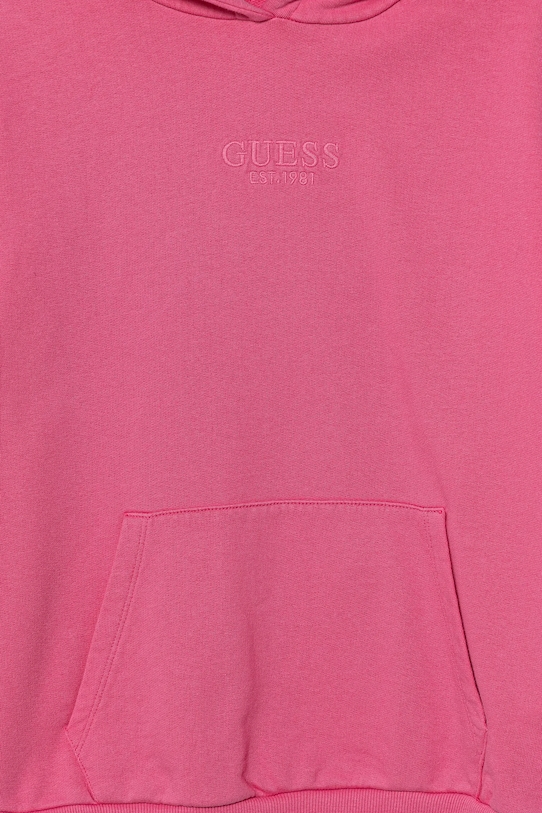 Dziewczynka Guess bluza bawełniana dziecięca J5YQ21.KAV34.9BYA różowy