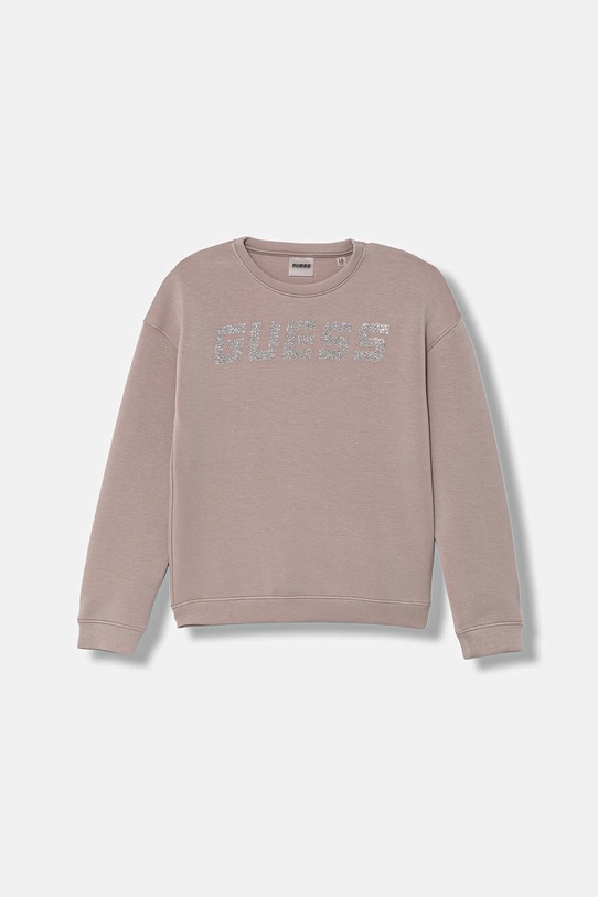 Guess bluza dziecięca aplikacja różowy J5YQ26.K7UW2.9BYA