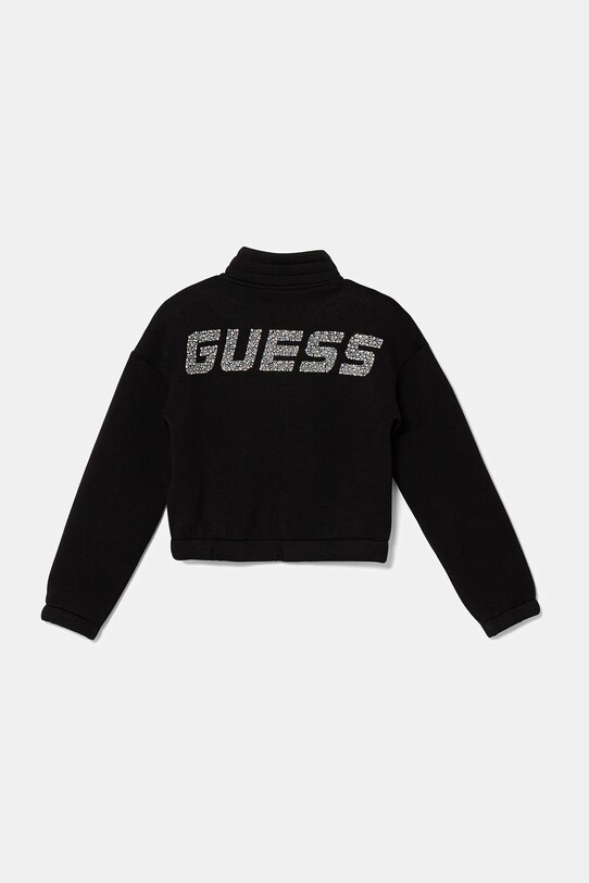 Παιδική μπλούζα Guess J5YQ31.K7UW2.9BYA μαύρο AW25