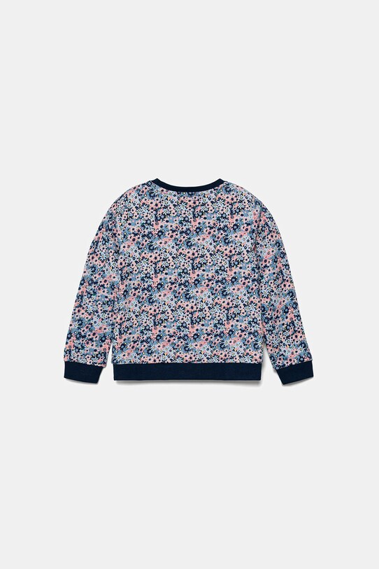 Detská bavlnená mikina Guess K5YQ02.KA6R4.9BYA tmavomodrá AW25