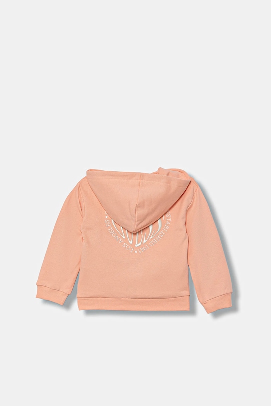 Guess hanorac de bumbac pentru copii K5YQ05.KAD74.9BYA portocaliu AW25