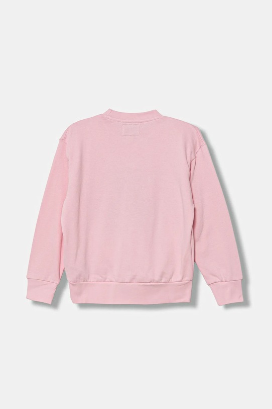 Guess bluza bawełniana dziecięca H5YJ00.KAX74.G.9BYA różowy AW25