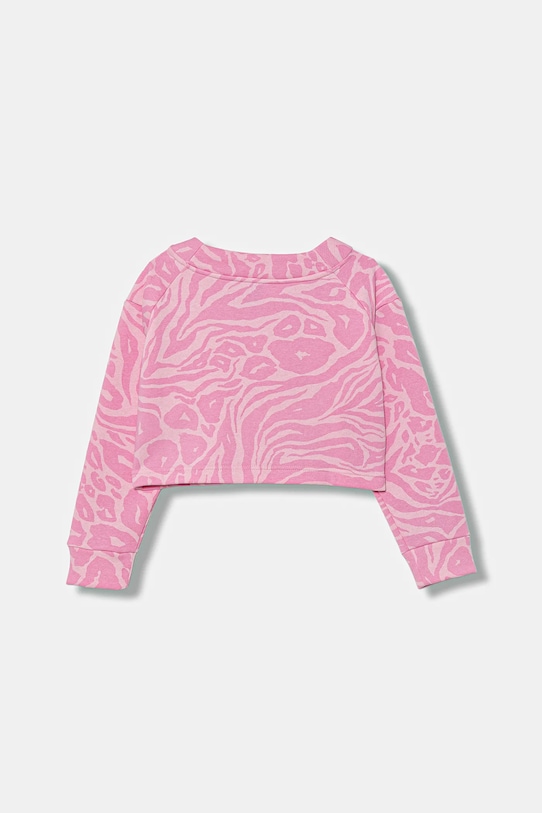 DÍVKA Dětská mikina adidas JW7541 růžová