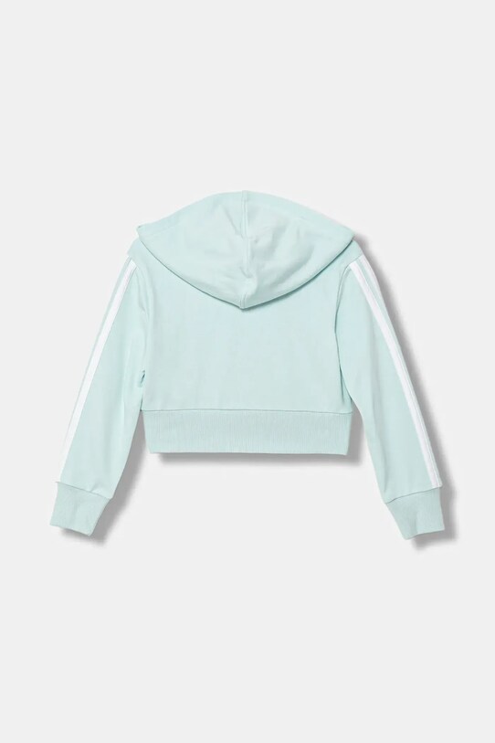 Dětská mikina adidas JY4984 tyrkysová AW25