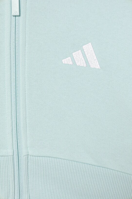 DÍVKA Dětská mikina adidas JY4984 tyrkysová