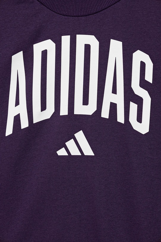 Dětská mikina adidas fialová JV7379