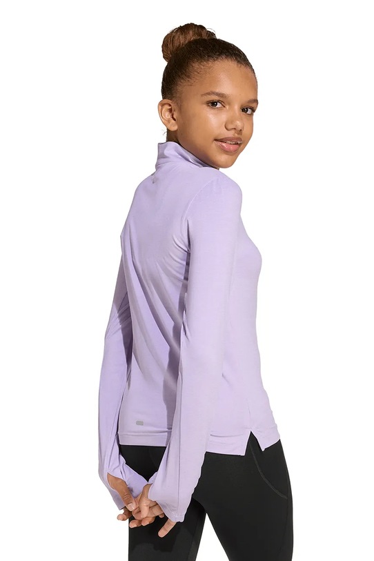 Детски суичър adidas JW2477 виолетов AW25