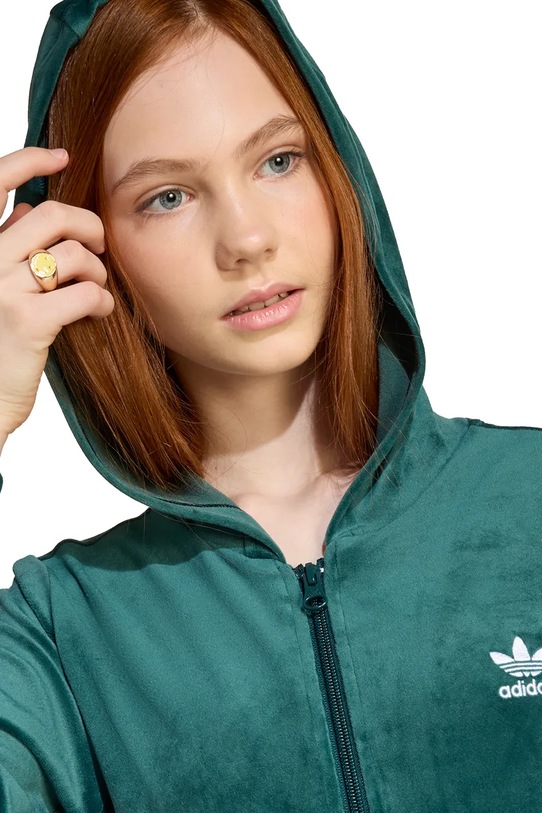 adidas Originals bluză copii verde JX2846