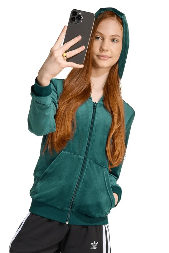 adidas Originals bluză copii JX2846 verde