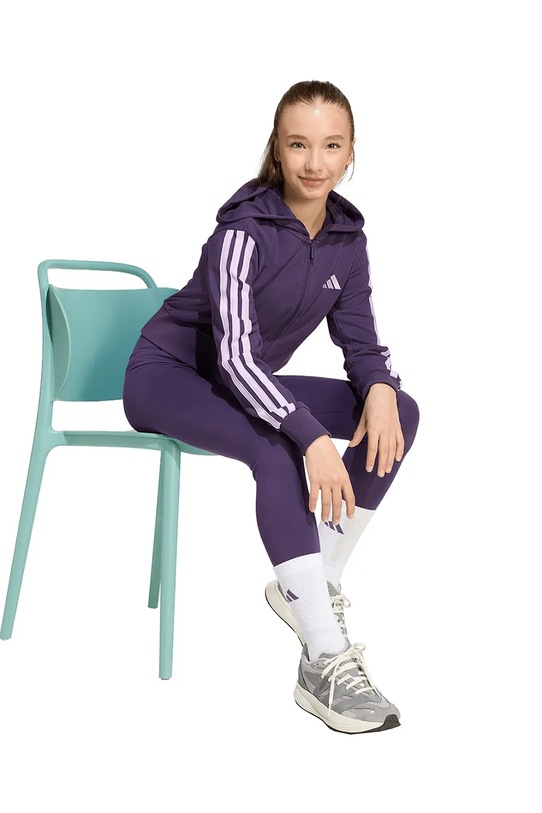 Момиче Детски суичър adidas JY4985 виолетов
