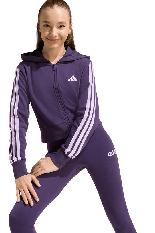Детски суичър adidas виолетов JY4985