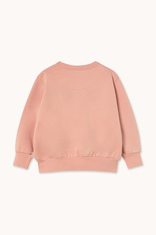 Момиче Детски памучен суичър Tinycottons WALK GRAPHIC SWEATSHIRT AW25.286 оранжев