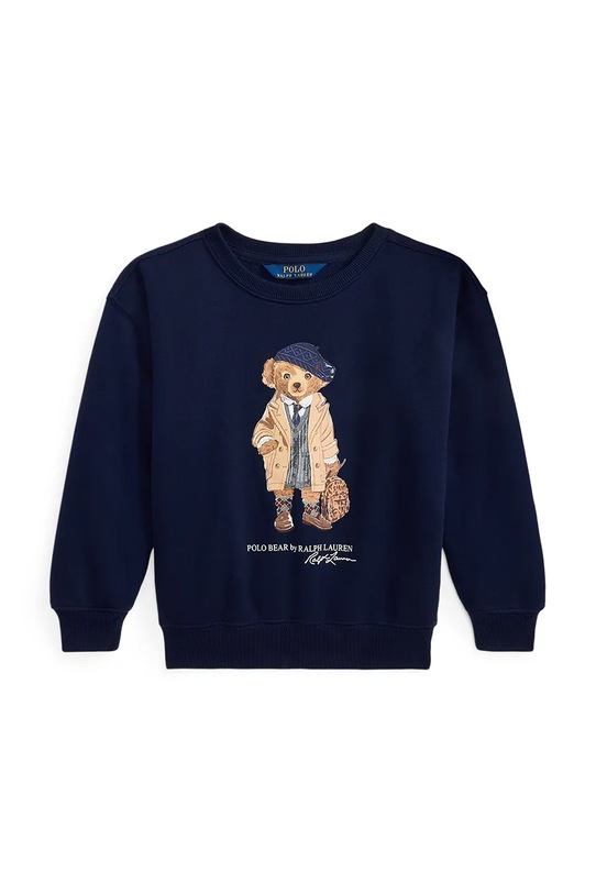Polo Ralph Lauren bluza dziecięca z dodatkiem bawełny 312979037001 granatowy AW25