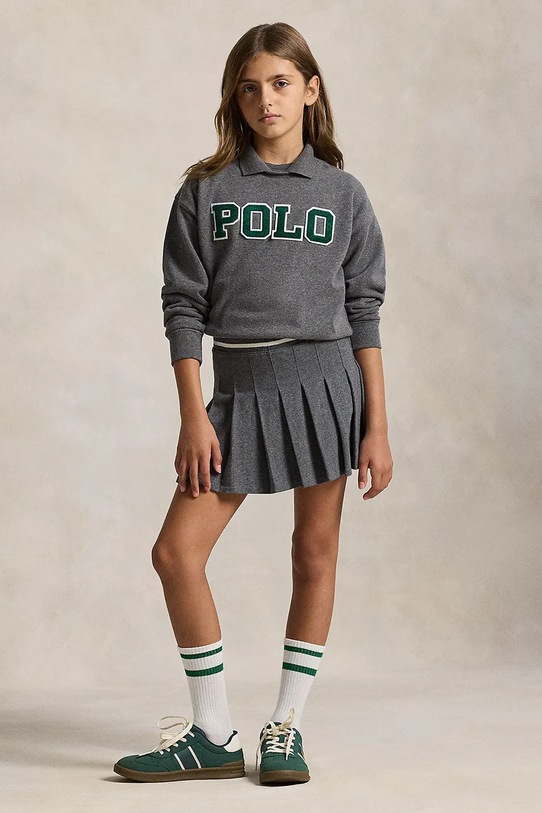 Polo Ralph Lauren bluza dziecięca szary 313979022001