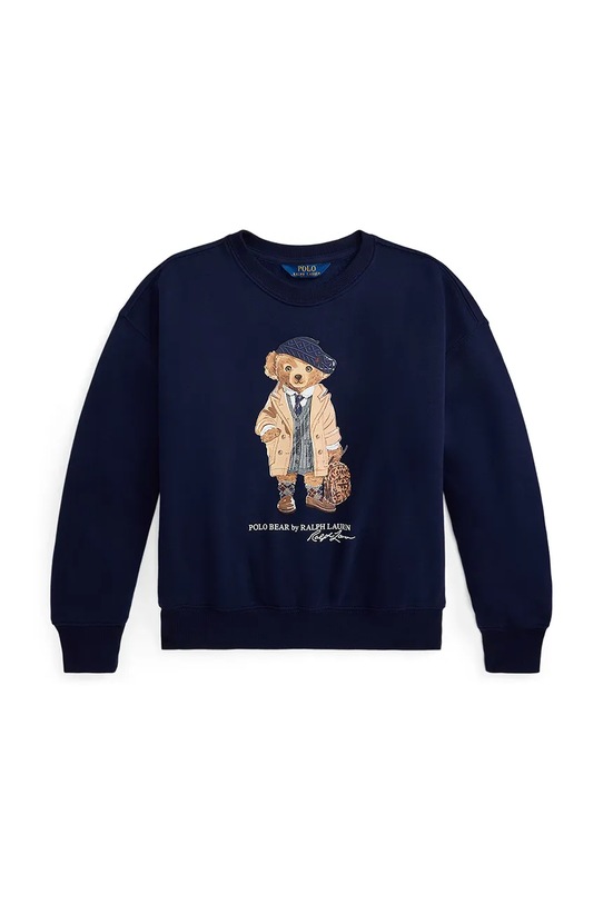 Polo Ralph Lauren bluza dziecięca z dodatkiem bawełny 313979037001 granatowy AW25