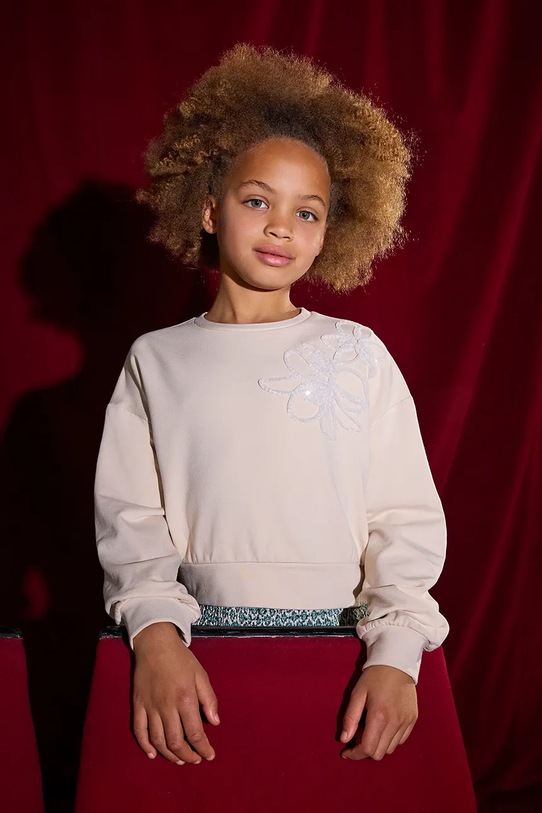 Mayoral bluza bez kaptura beżowy 7421.8B.Junior.9BYA