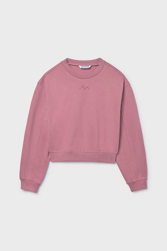 Dětská mikina Mayoral bez kapuce růžová 7422.8C.Junior.9BYA
