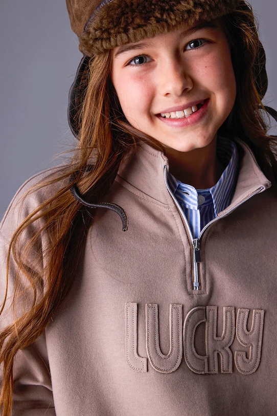 Mayoral bluza 7424.8G.Junior.9BYA beżowy