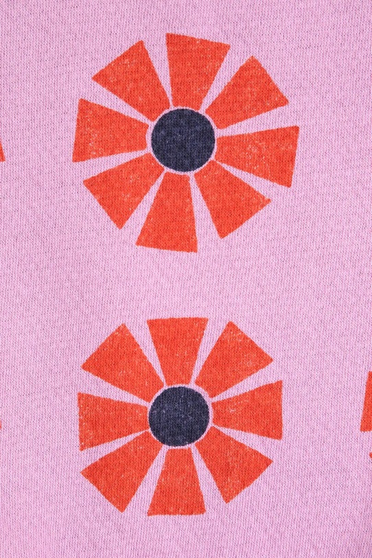 Дитяча бавовняна кофта Bobo Choses Kaleidoscope фіолетовий 225AC038