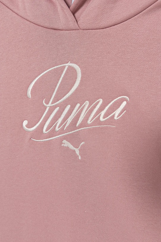 Dziewczynka Puma bluza dziecięca ESS SCRIPT Hoodie FL G 688728 różowy