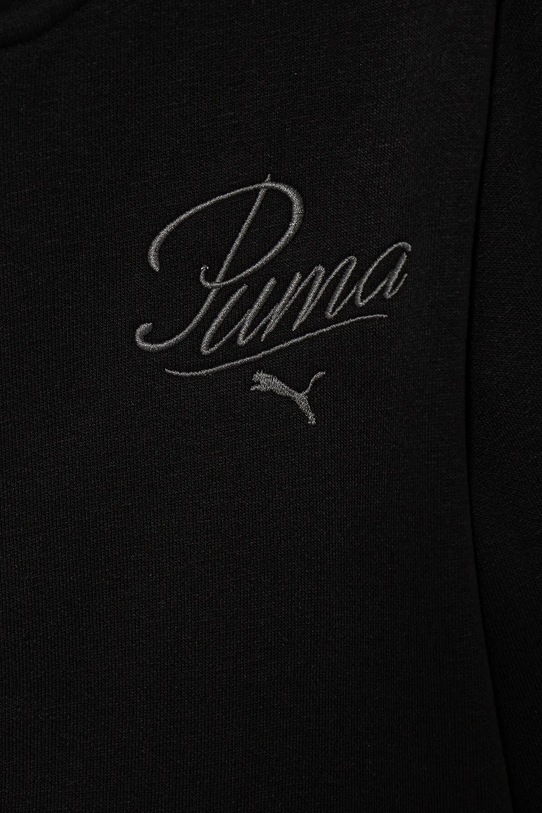 Fete Puma bluza copii ESS SCRIPT Full-Zip Hoodie FL G 689253 negru