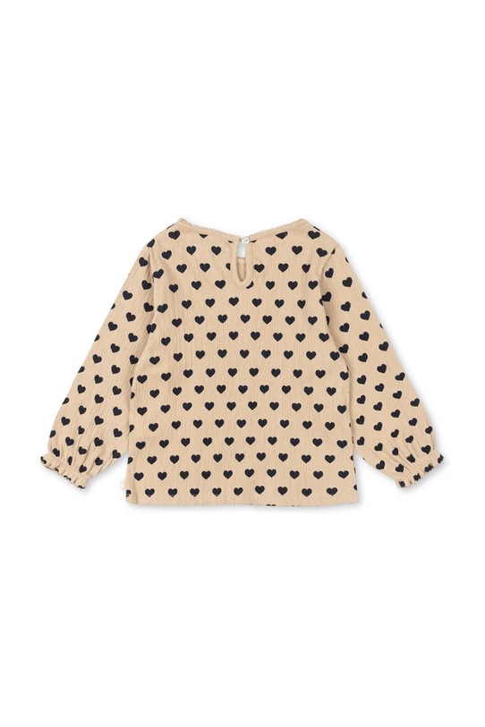Dječja dukserica Konges Sløjd CHLEO BLOUSE GOTS KS103750.9BYA bež AW25
