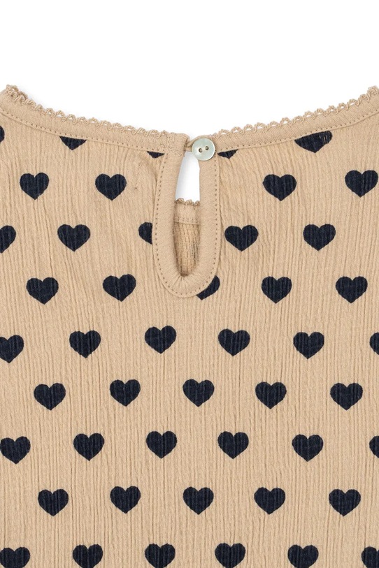 Djevojčice Dječja dukserica Konges Sløjd CHLEO BLOUSE GOTS KS103750.9BYA bež