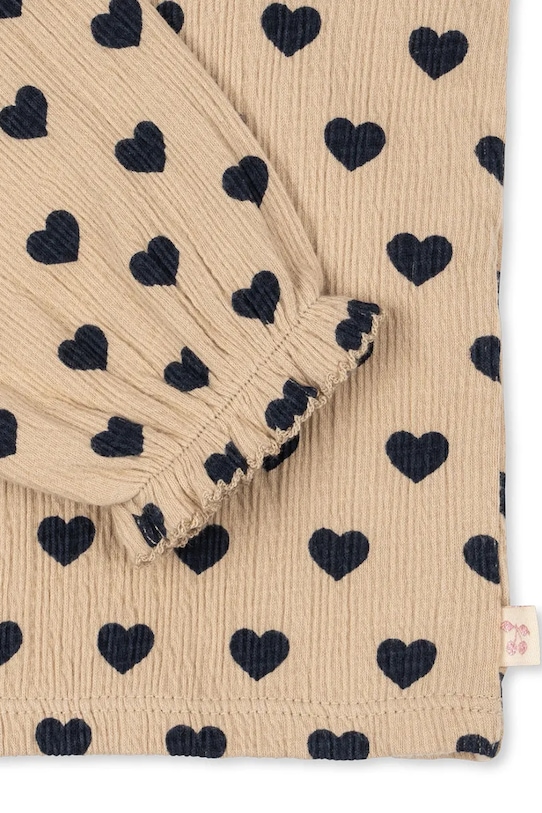 Konges Sløjd felpa per bambini CHLEO BLOUSE GOTS beige KS103750.9BYA