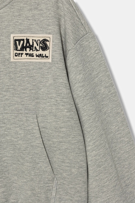 Fete Vans bluză copii Van-Archy Label Zip VN000PPJ02F1 gri