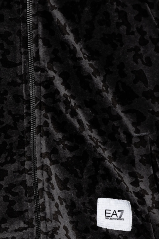 DÍVKA Dětská mikina EA7 Emporio Armani 7G000115.AF15937 šedá