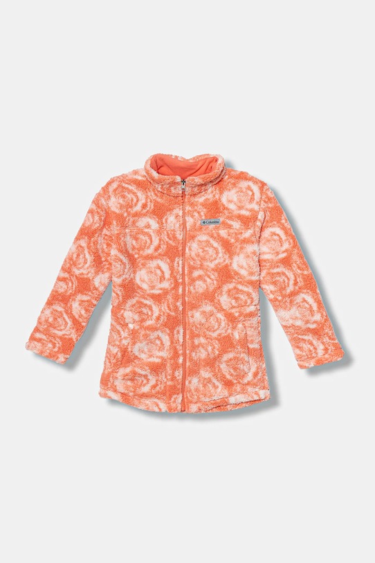 Columbia bluza polarowa dziecięca West Bend bez kaptura pomarańczowy 2097061