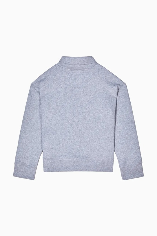 Παιδική βαμβακερή μπλούζα Patrizia Pepe J315 7M0931 γκρί AW25