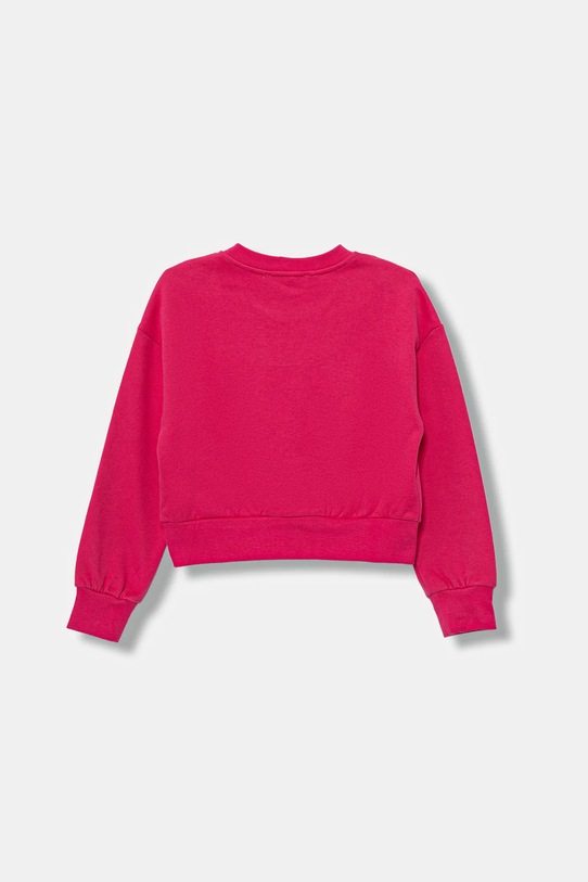 Dětská bavlněná mikina Patrizia Pepe J315 7M0932 růžová AW25